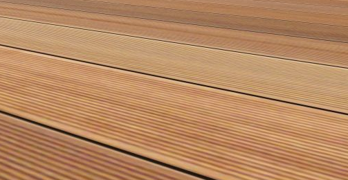 Terrassendielen Bangkirai Prime beidseitig glatt roh 21mm -das klassische hell-rötliche Terrassenholz für höchste Anforderungen - sehr hart und schöne Maserung Prime Qualität
